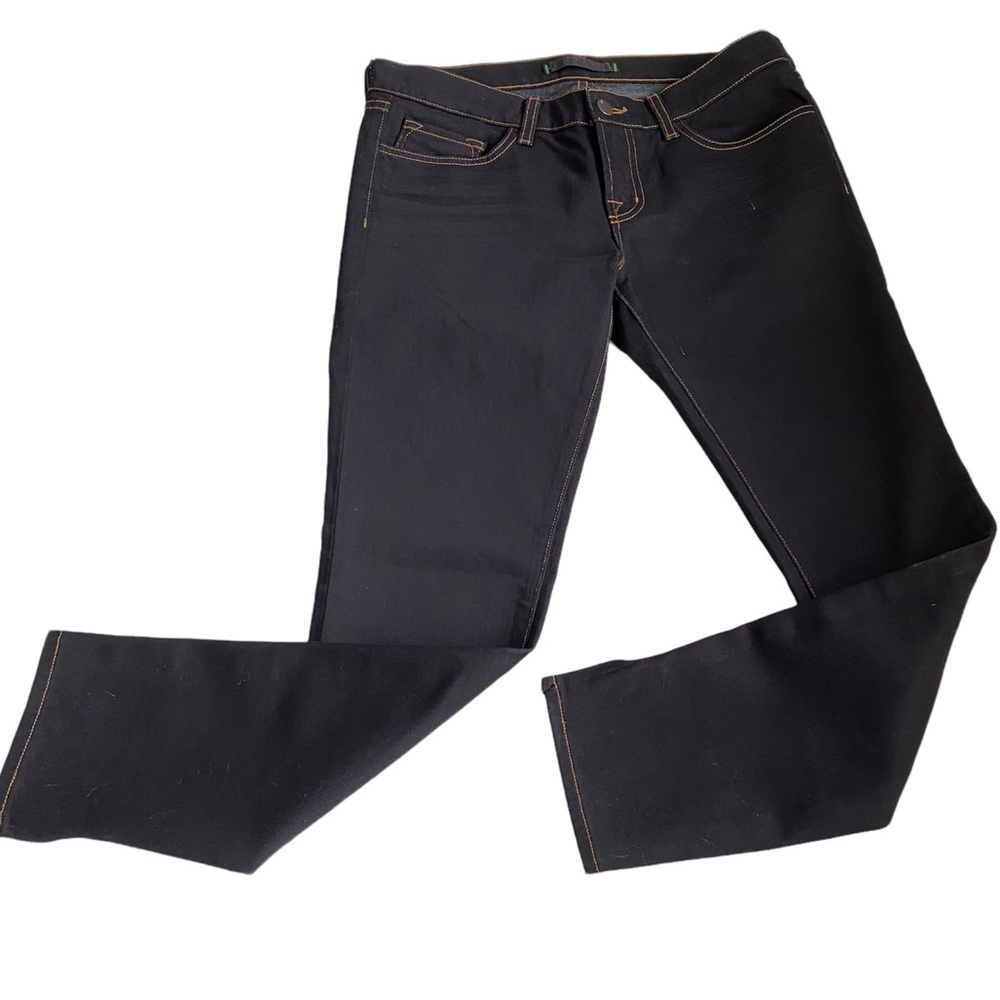 J BRAND Designer Denim JETT Dark Rinse Wash Low Rise Skinny Jeans